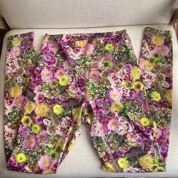 Lululemon Wundur Under High- Rise Tight Nulux  28” Inflorescence Multi Size 6 - Picture 5 of 9